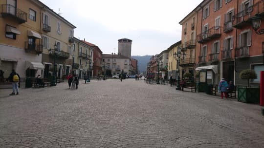 キバッソ中心街