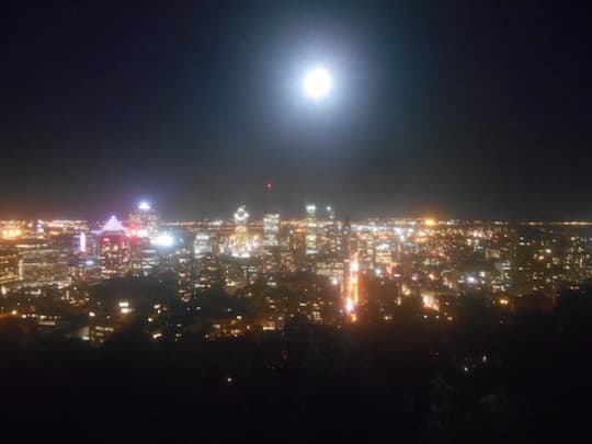 モン・ロワイヤル公園の夜景