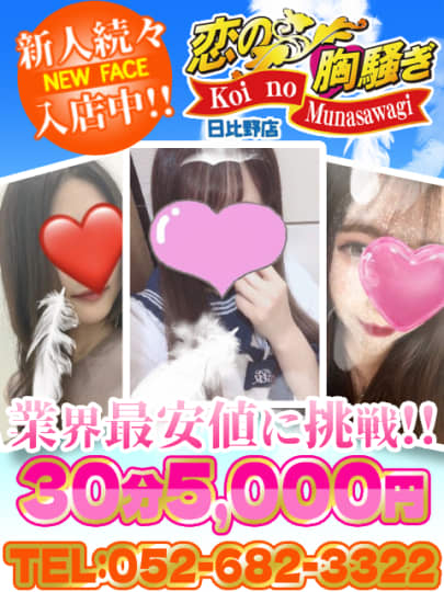 恋の胸騒ぎ日比野店のHP画像