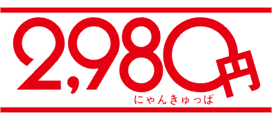 2980円 にゃんきゅっぱ