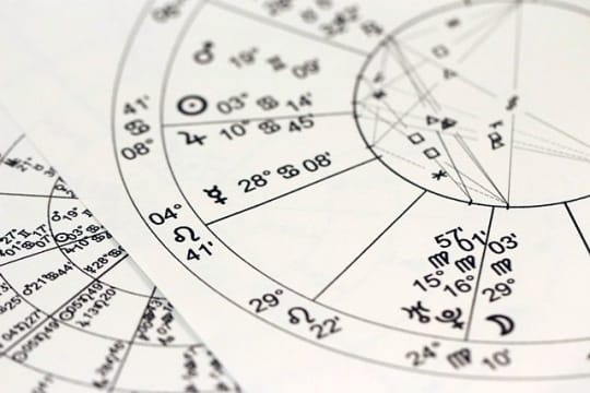 西洋占星術のホロスコープ（出生図）