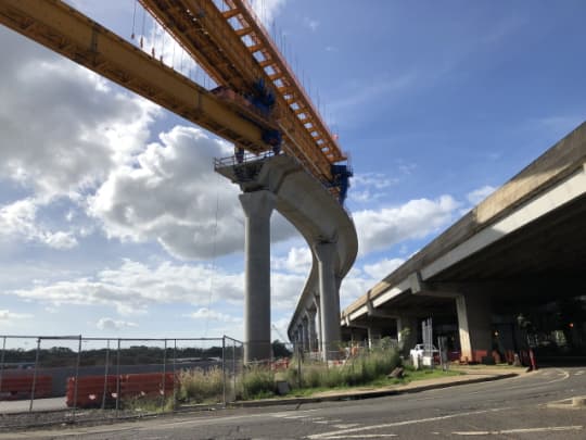 ハワイ電車工事中