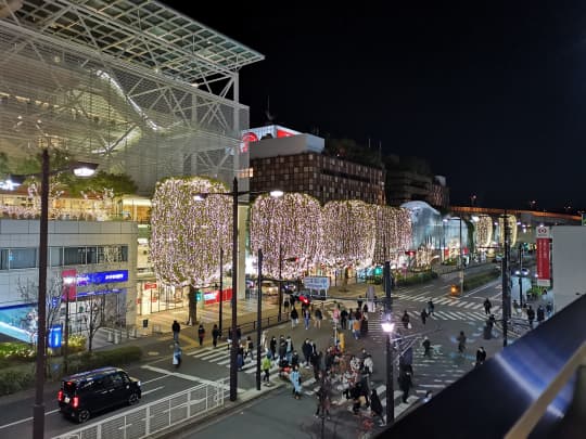二子玉川の夜