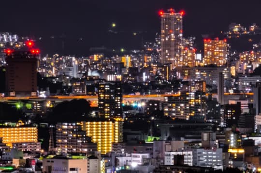 夜の広島