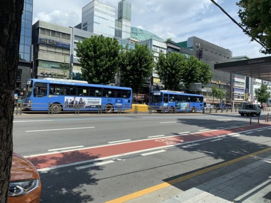 ソウル市内を運行しているバス種類