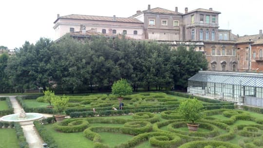 バルベリーニ宮殿　イタリア式庭園