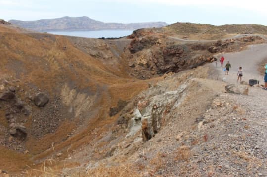 サントリーニ島　カルデラ