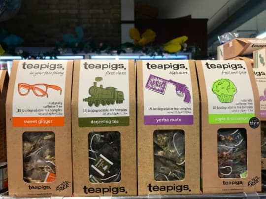 フレーバーごとにカラフルなイラスト！