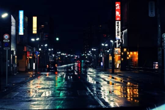 難波の夜