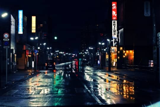 難波の夜