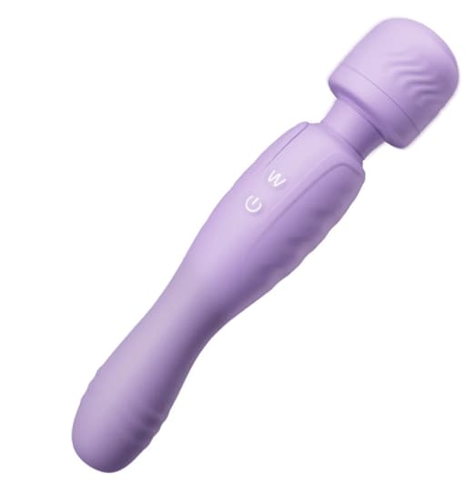 ２WAY 双頭バイブレーター 12種強振動 乳首責め 鬼イキ 潮吹き 電マ