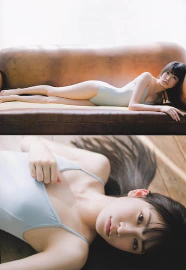 吉田朱里のエロい乳首にドキドキ