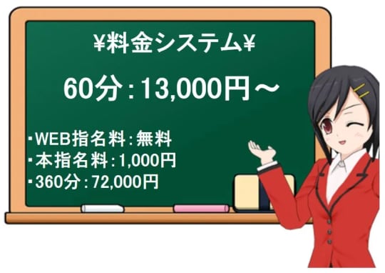 あさ妻の料金表