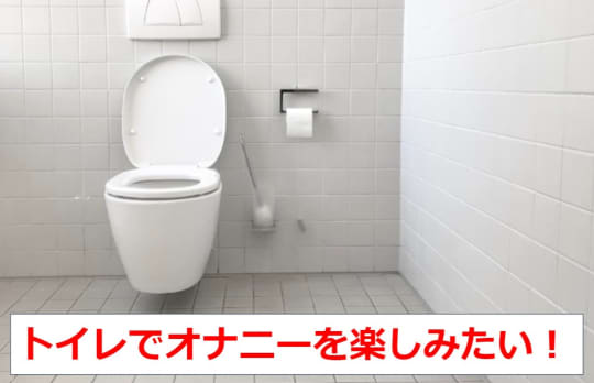 オナニーをトイレで楽しみたい