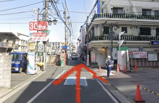 風俗街入り口