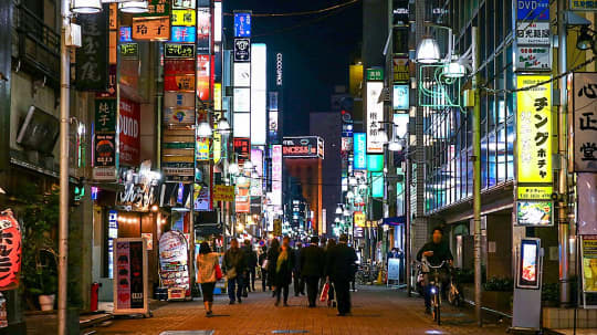 上野の街の風景