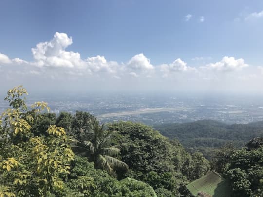 ドイステープ寺院からの風景