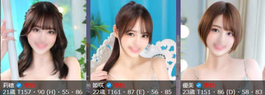 在籍女の子の傾向