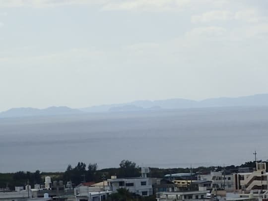 座間味城から慶良間諸島