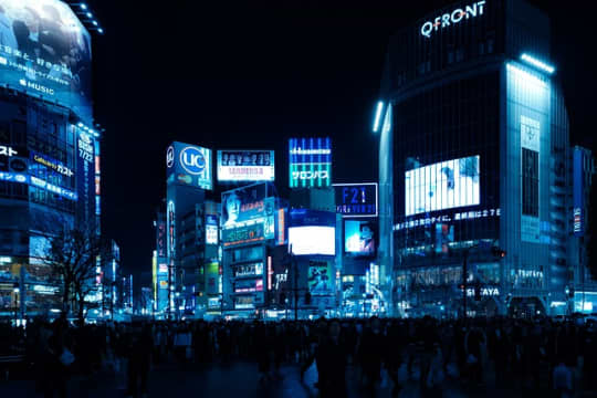 夜の渋谷