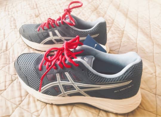 自身のスニーカー