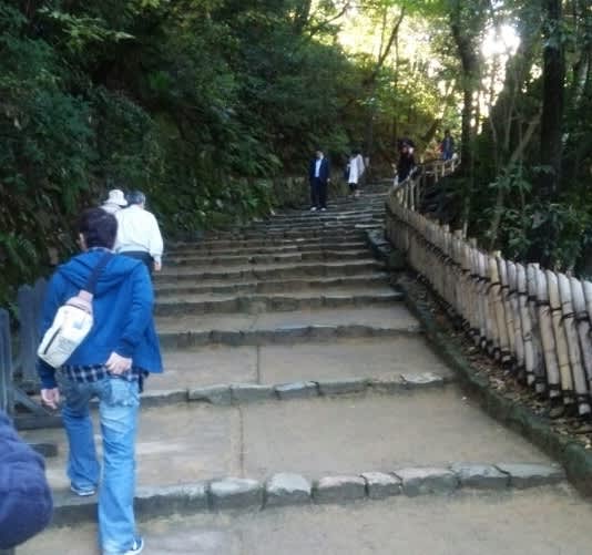 彦根城へ続く階段