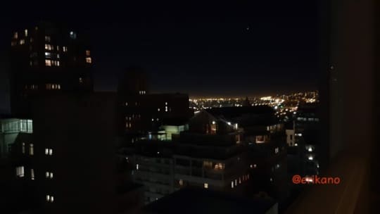 ケープタウン　夜