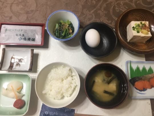 中島旅館・朝食