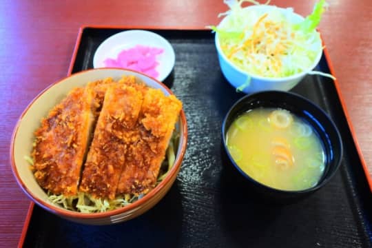 こまくさの湯のソースカツ丼