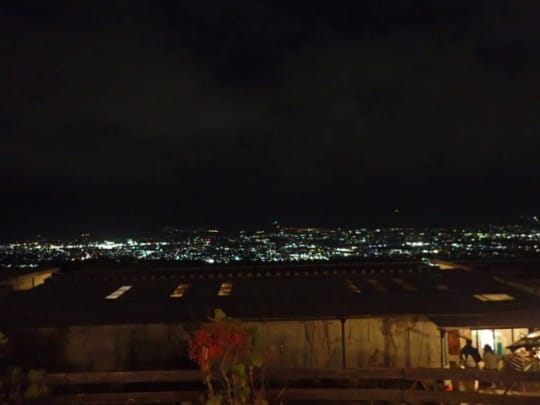 ほったらかし温泉からの夜景