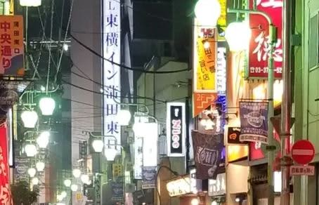 蒲田夜の繁華街