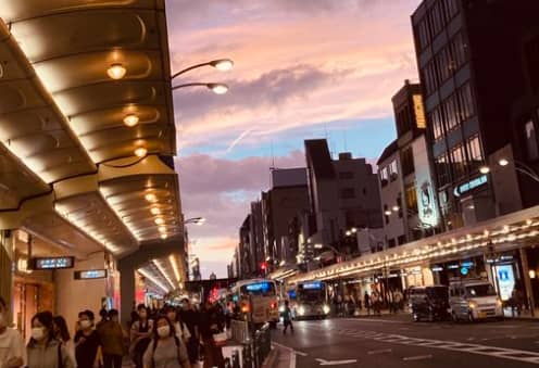 四条河原町の街並み