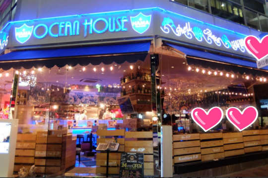 RIB HOUSE & OCEAN HOUSE　入口