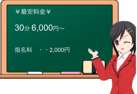 東京台風の料金表