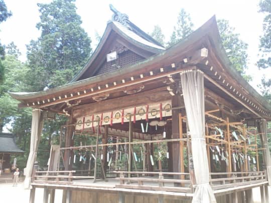 穂高神社　神楽殿