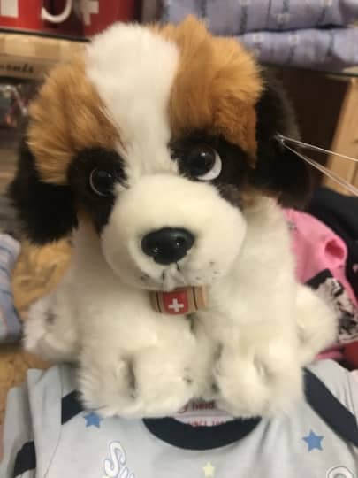 セントバーナード犬のぬいぐるみ