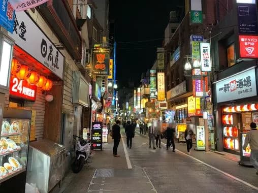 横浜_夜_繁華街