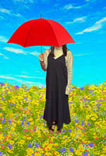 トリプルレッドカードの女の子