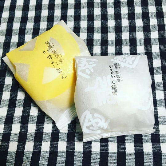 蒸気屋のかるかん饅頭とかすたどん