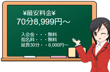 妻天京橋店の料金表