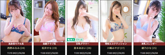 グランエステ東京の在籍一覧画像