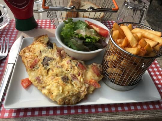 シャモニー　オムレツ