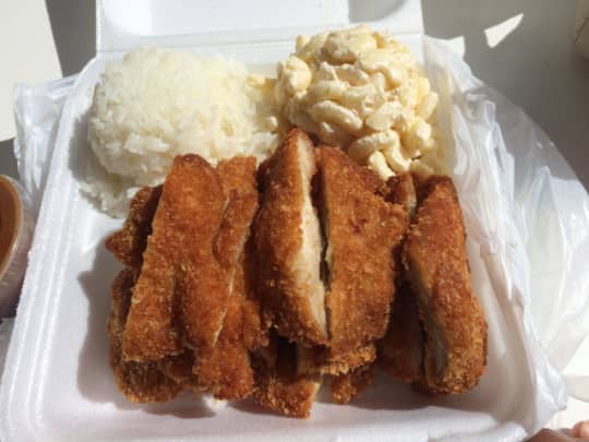 ハワイのプレートランチ