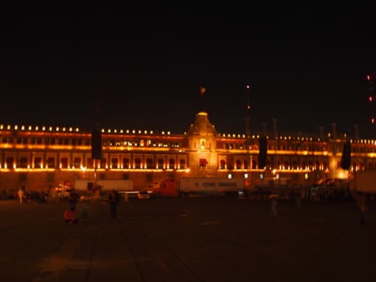 メキシコシティの夜