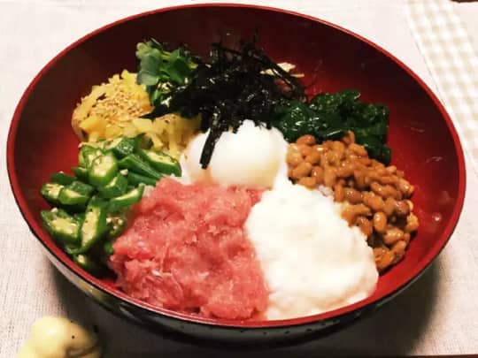 ネバネバ丼：オリジナル画像