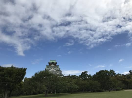 大阪城と西の丸庭園