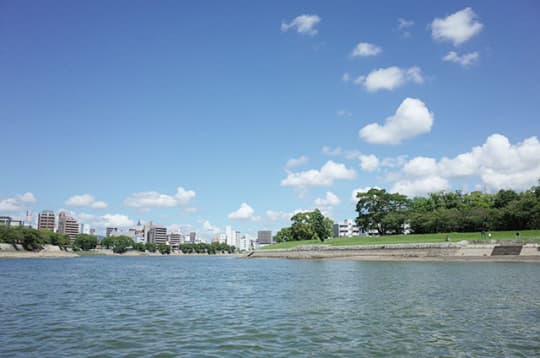 宮島行高速船からの景色