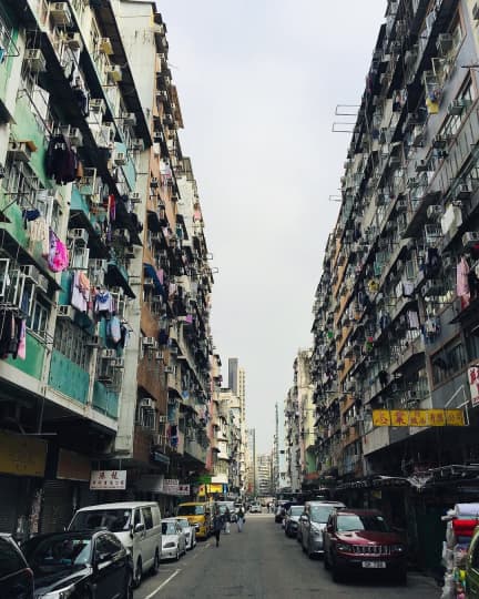 香港の基隆街