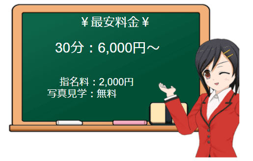 DEEP IMPACTの料金表