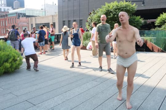 ニューヨーク　ザ・ハイラインのアート作品